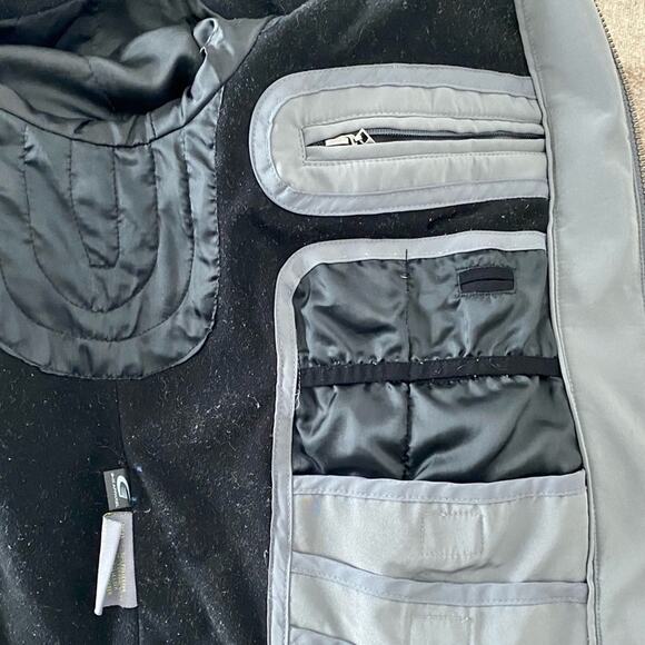 Kenneth Cole Reaction Bomber Jacket Dark Grey - Picture 8 of 10